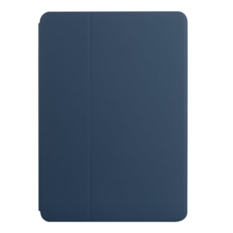 For Samsung Galaxy Tab A7 10.4 T500 Dual-Folding Horizontal Flip Tablet Leather Case with Holder & Sleep / Wake-up Function