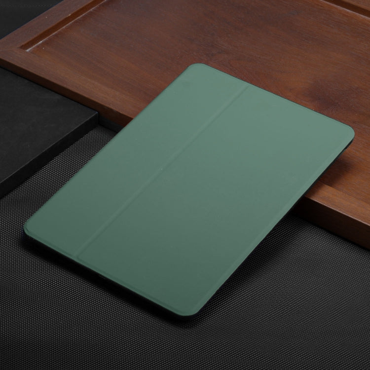 For Samsung Galaxy Tab S6 Lite 10.4 P610/P615 Dual-Folding Horizontal Flip Tablet Leather Case with Holder & Sleep / Wake-up Function