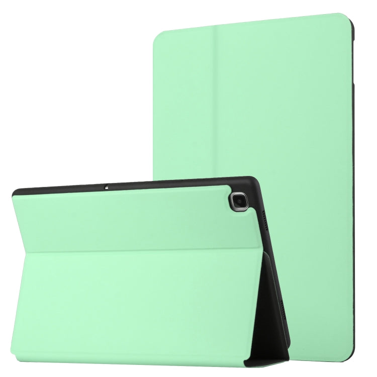 For Samsung Galaxy Tab S6 Lite 10.4 P610/P615 Dual-Folding Horizontal Flip Tablet Leather Case with Holder & Sleep / Wake-up Function