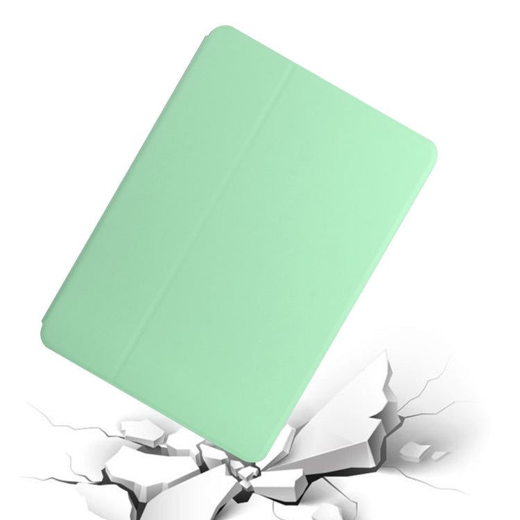 For Samsung Galaxy Tab S6 Lite 10.4 P610/P615 Dual-Folding Horizontal Flip Tablet Leather Case with Holder & Sleep / Wake-up Function