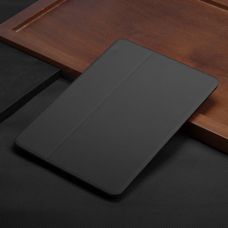 For Samsung Galaxy Tab S6 Lite 10.4 P610/P615 Dual-Folding Horizontal Flip Tablet Leather Case with Holder & Sleep / Wake-up Function