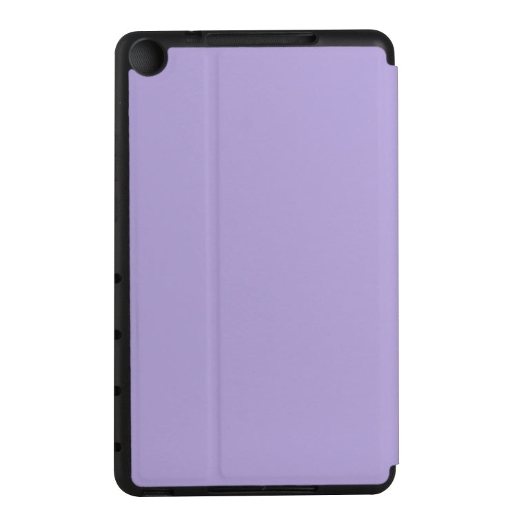 For Huawei MediaPad M5 Lite 8 Dual-Folding Horizontal Flip Tablet Leather Case with Holder