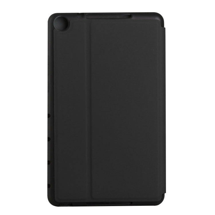 For Huawei MediaPad M5 Lite 8 Dual-Folding Horizontal Flip Tablet Leather Case with Holder