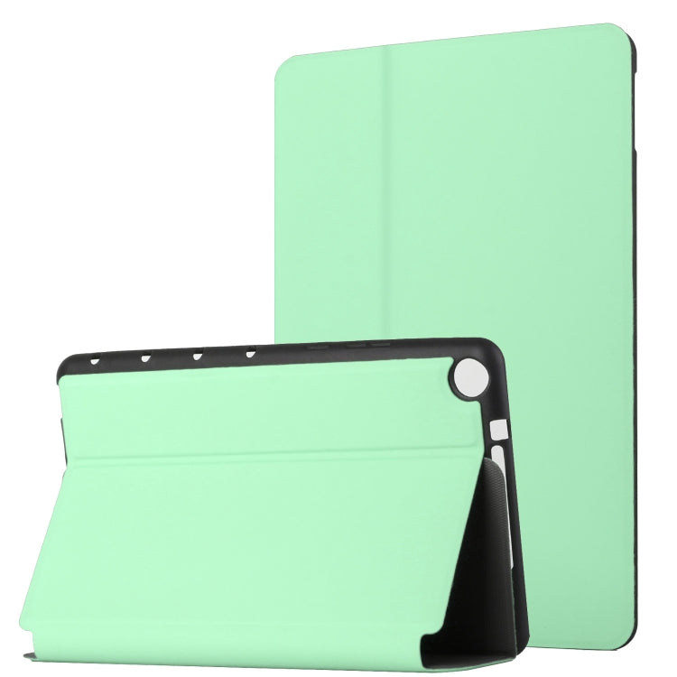For Huawei MatePad T8 Dual-Folding Horizontal Flip Tablet Leather Case with Holder