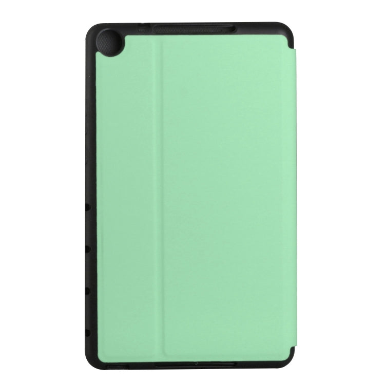 For Huawei MatePad T8 Dual-Folding Horizontal Flip Tablet Leather Case with Holder