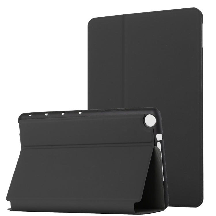 For Huawei MatePad T8 Dual-Folding Horizontal Flip Tablet Leather Case with Holder