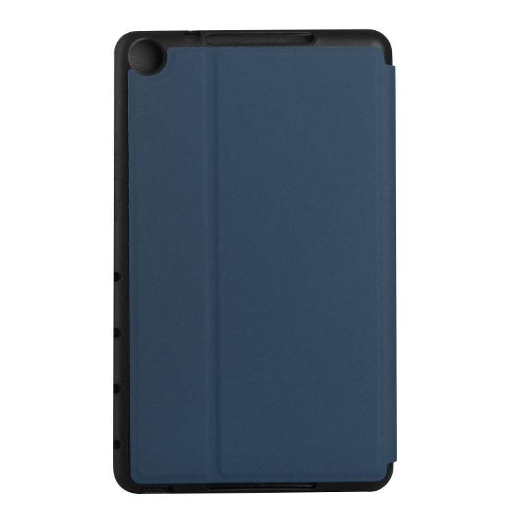 For Huawei MatePad T8 Dual-Folding Horizontal Flip Tablet Leather Case with Holder