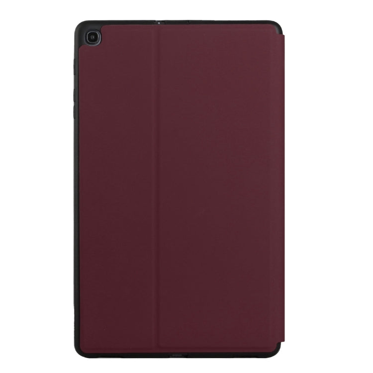 For Huawei MatePad T10 / T10s Dual-Folding Horizontal Flip Tablet Leather Case with Holder