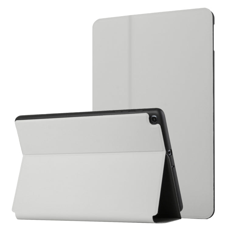 For Huawei MatePad T10 / T10s Dual-Folding Horizontal Flip Tablet Leather Case with Holder