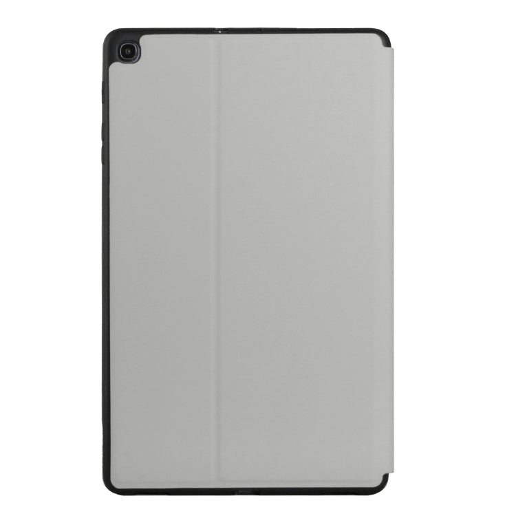For Huawei MatePad T10 / T10s Dual-Folding Horizontal Flip Tablet Leather Case with Holder
