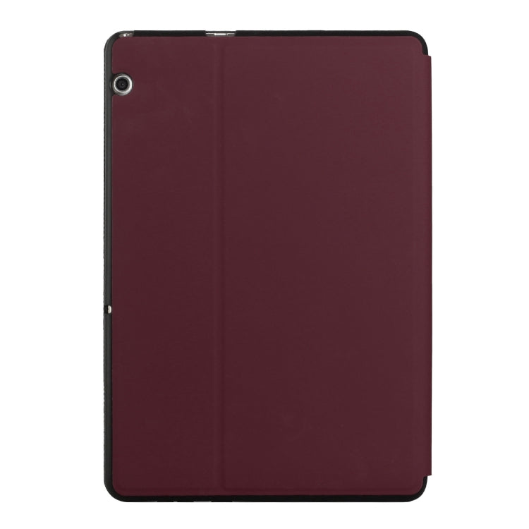 For Huawei MediaPad T3 10 Dual-Folding Horizontal Flip Tablet Leather Case with Holder