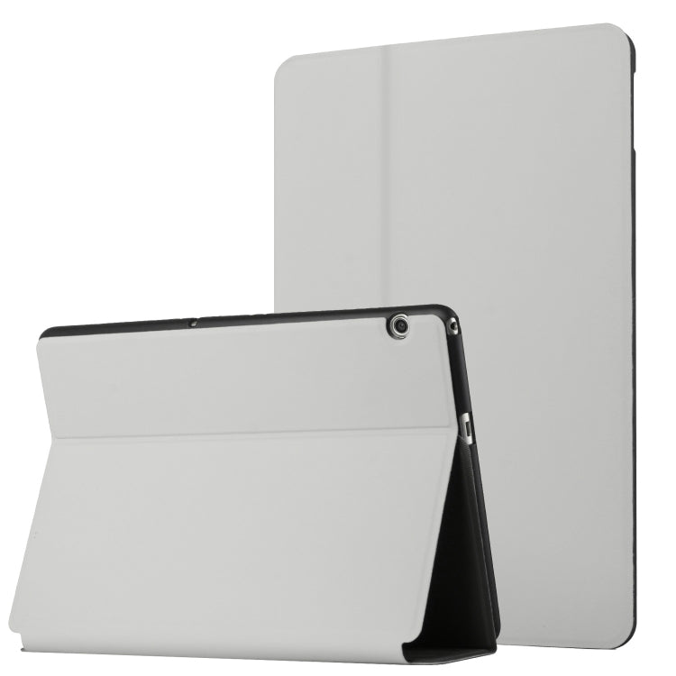For Huawei MediaPad T3 10 Dual-Folding Horizontal Flip Tablet Leather Case with Holder