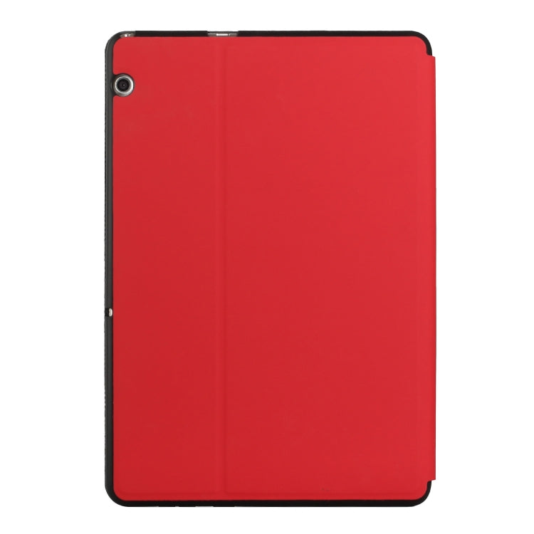 For Huawei MediaPad T5 10 Dual-Folding Horizontal Flip Tablet Leather Case with Holder