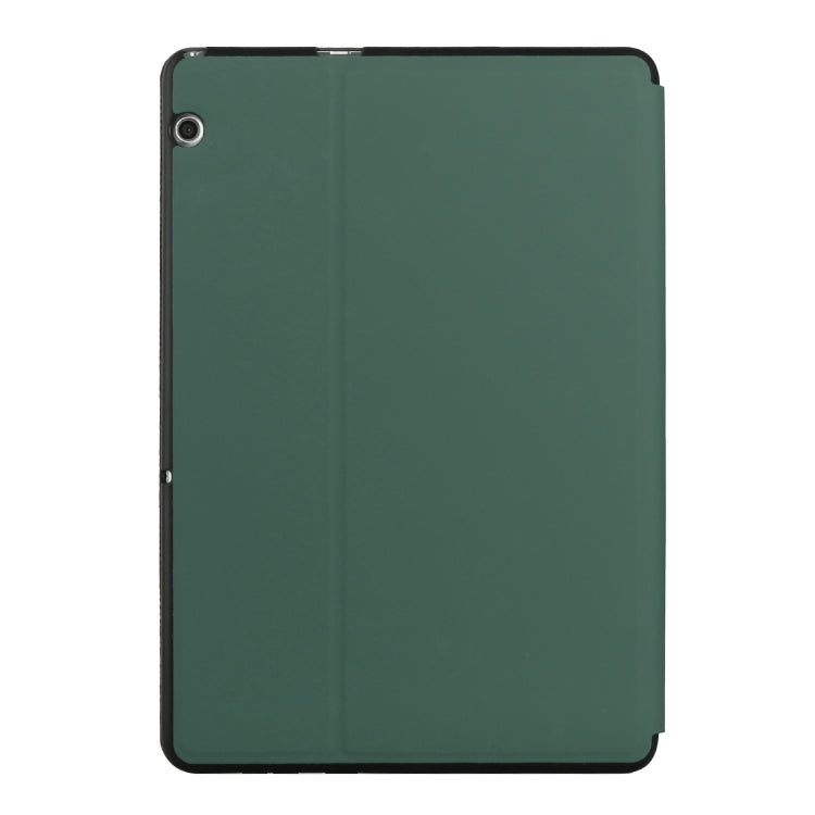 For Huawei MediaPad T5 10 Dual-Folding Horizontal Flip Tablet Leather Case with Holder