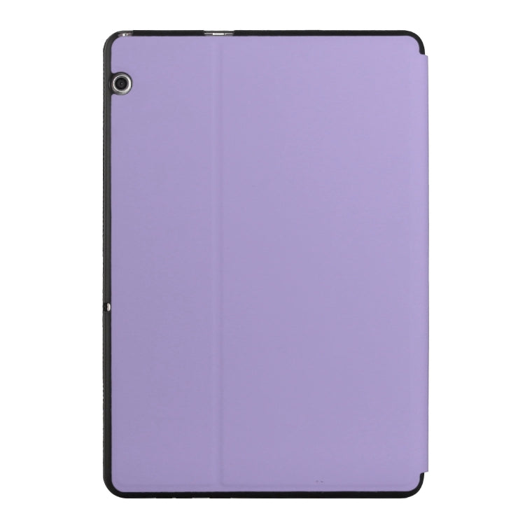 For Huawei MediaPad T5 10 Dual-Folding Horizontal Flip Tablet Leather Case with Holder