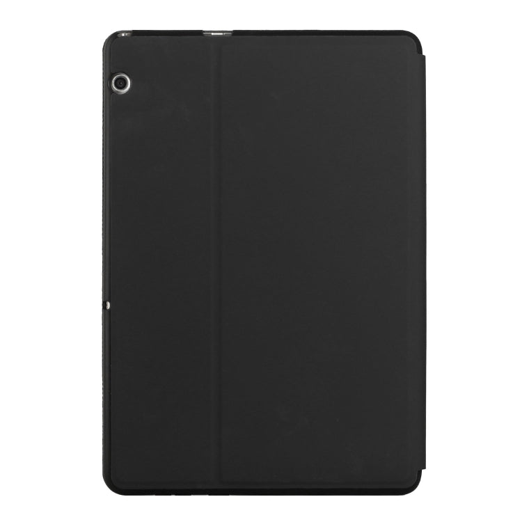 For Huawei MediaPad T5 10 Dual-Folding Horizontal Flip Tablet Leather Case with Holder