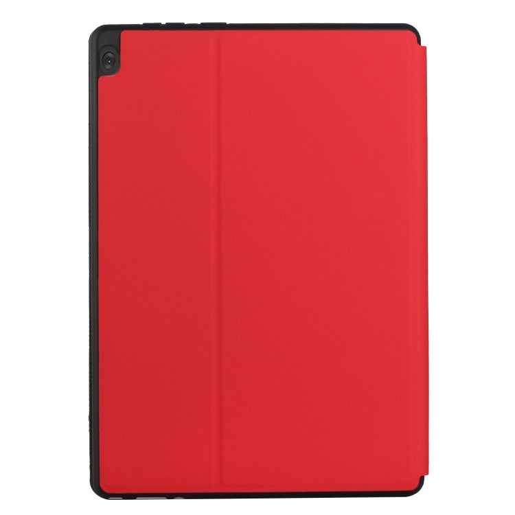 For Lenovo Tab M10 10.1 X605F/X505 Dual-Folding Horizontal Flip Tablet Leather Case with Holder