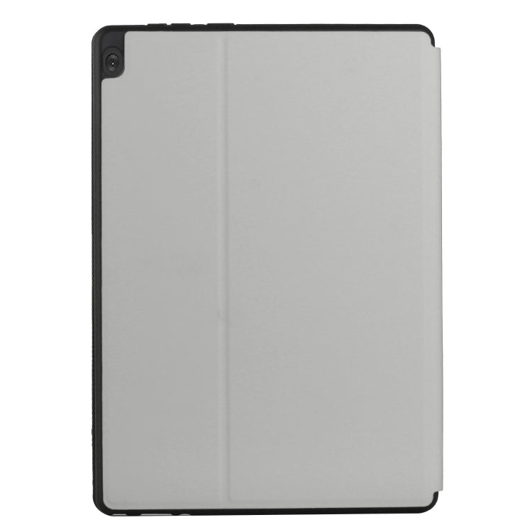 For Lenovo Tab M10 10.1 X605F/X505 Dual-Folding Horizontal Flip Tablet Leather Case with Holder