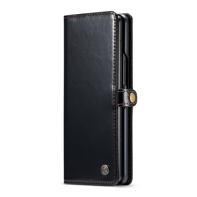 For Samsung Galaxy Z Fold3 5G CaseMe 003 Crazy Horse Texture Horizontal Flip Leather Phone Case