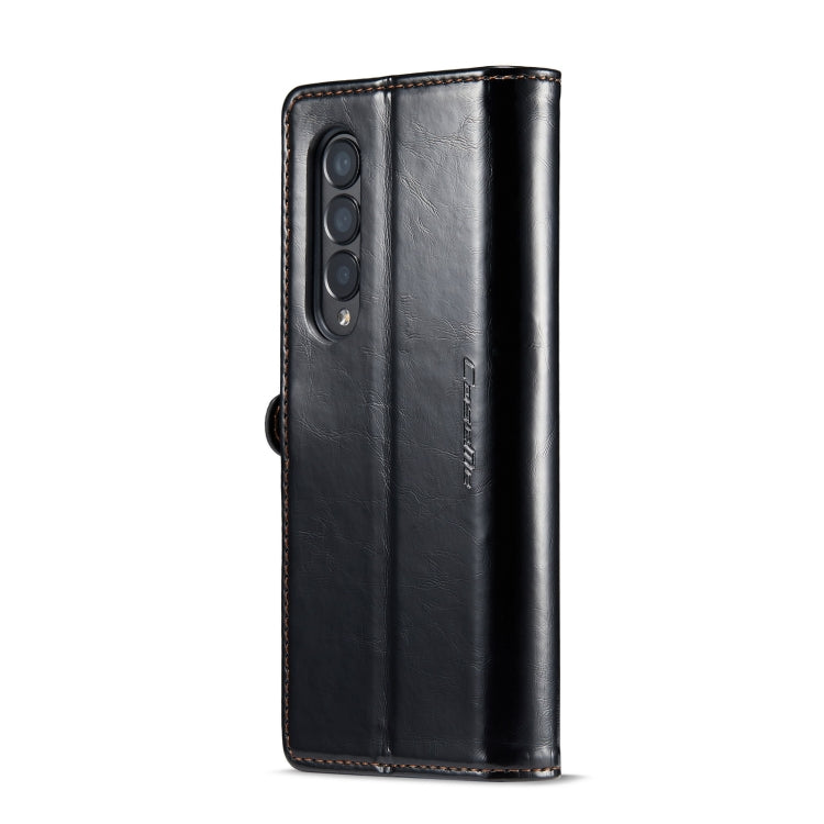 For Samsung Galaxy Z Fold3 5G CaseMe 003 Crazy Horse Texture Horizontal Flip Leather Phone Case
