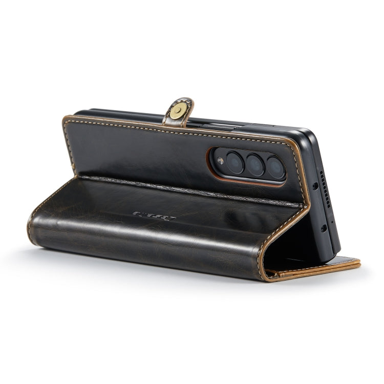 For Samsung Galaxy Z Fold3 5G CaseMe 003 Crazy Horse Texture Horizontal Flip Leather Phone Case