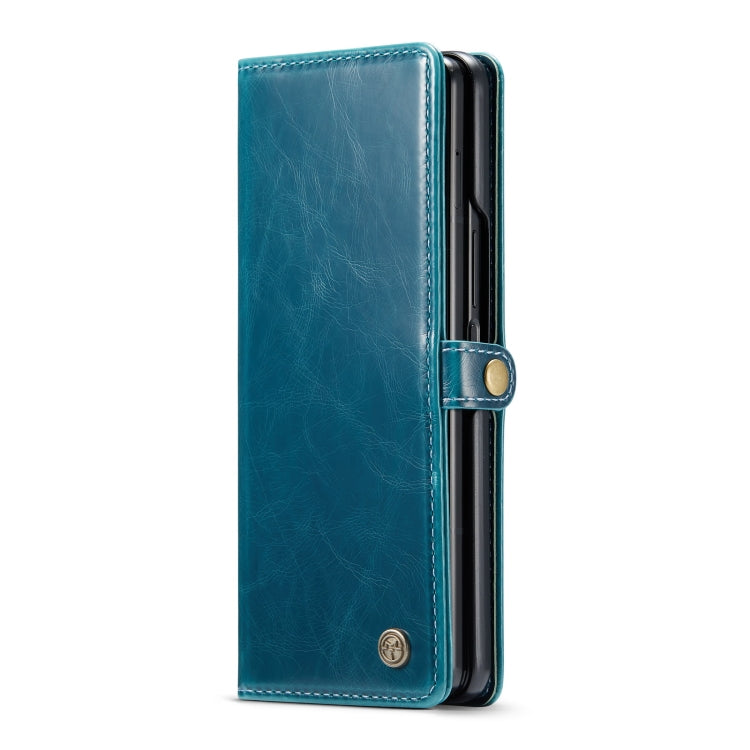 For Samsung Galaxy Z Fold3 5G CaseMe 003 Crazy Horse Texture Horizontal Flip Leather Phone Case