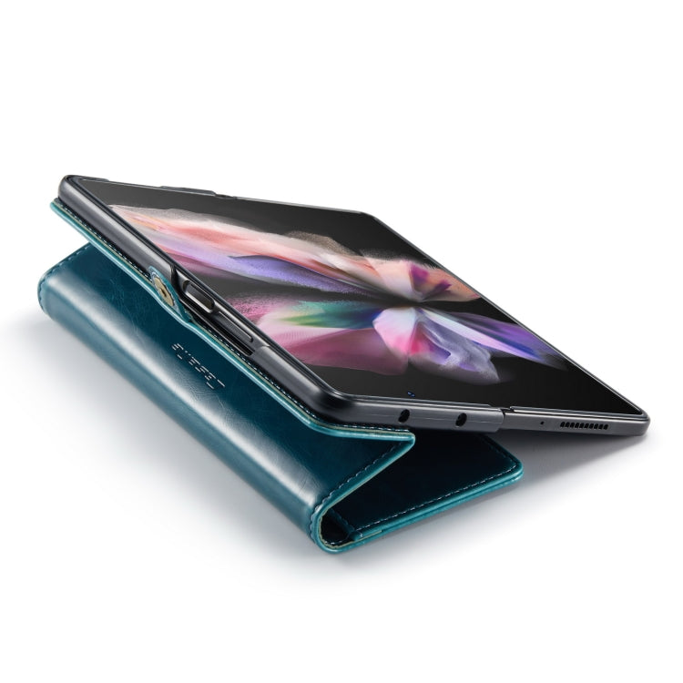 For Samsung Galaxy Z Fold3 5G CaseMe 003 Crazy Horse Texture Horizontal Flip Leather Phone Case