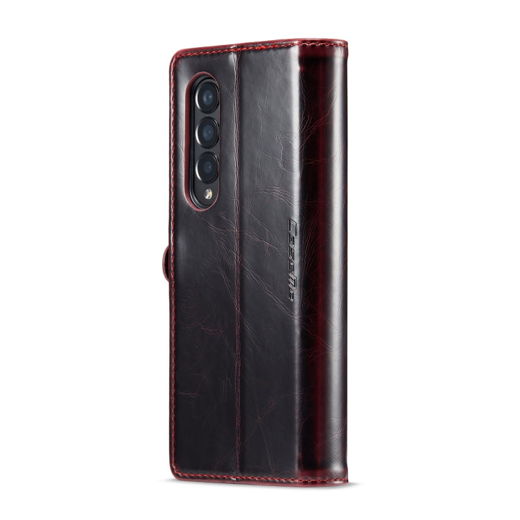 For Samsung Galaxy Z Fold3 5G CaseMe 003 Crazy Horse Texture Horizontal Flip Leather Phone Case