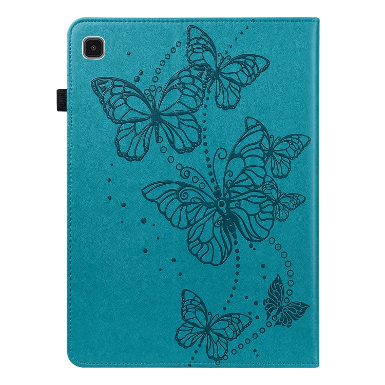 For Samsung Galaxy Tab A7 Lite T220/T225 Embossed Butterfly Pattern Horizontal Flip Leather Tablet Case