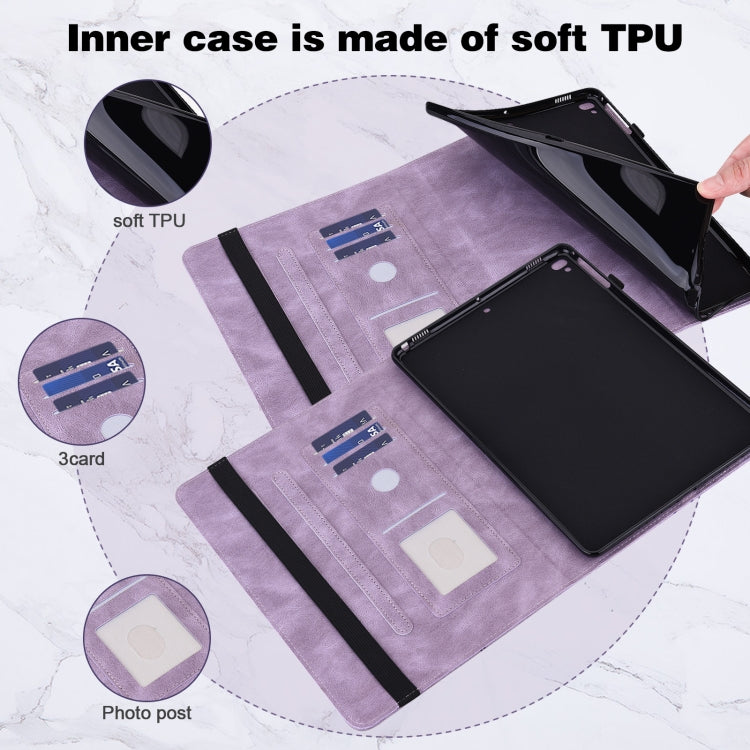 For Samsung Galaxy Tab A7 10.4 (2020) T500/T505 Embossed Butterfly Pattern Horizontal Flip Leather Tablet Case