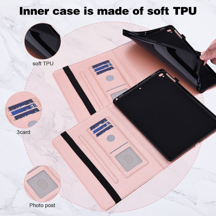 For Samsung Galaxy Tab S8 / Galaxy Tab S7 T870/T875/T876B Embossed Butterfly Pattern Horizontal Flip Leather Tablet Case
