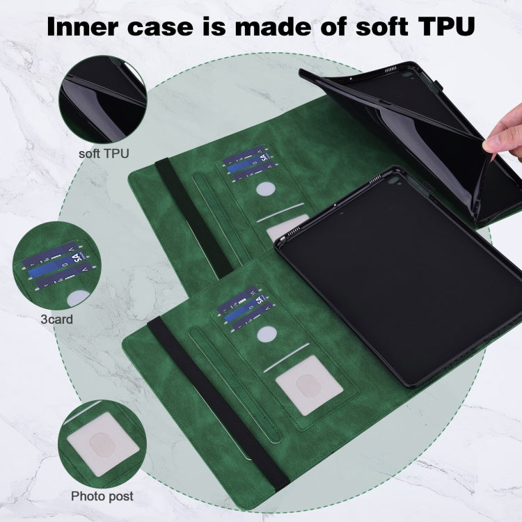 For Samsung Galaxy Tab S8 / Galaxy Tab S7 T870/T875/T876B Embossed Butterfly Pattern Horizontal Flip Leather Tablet Case