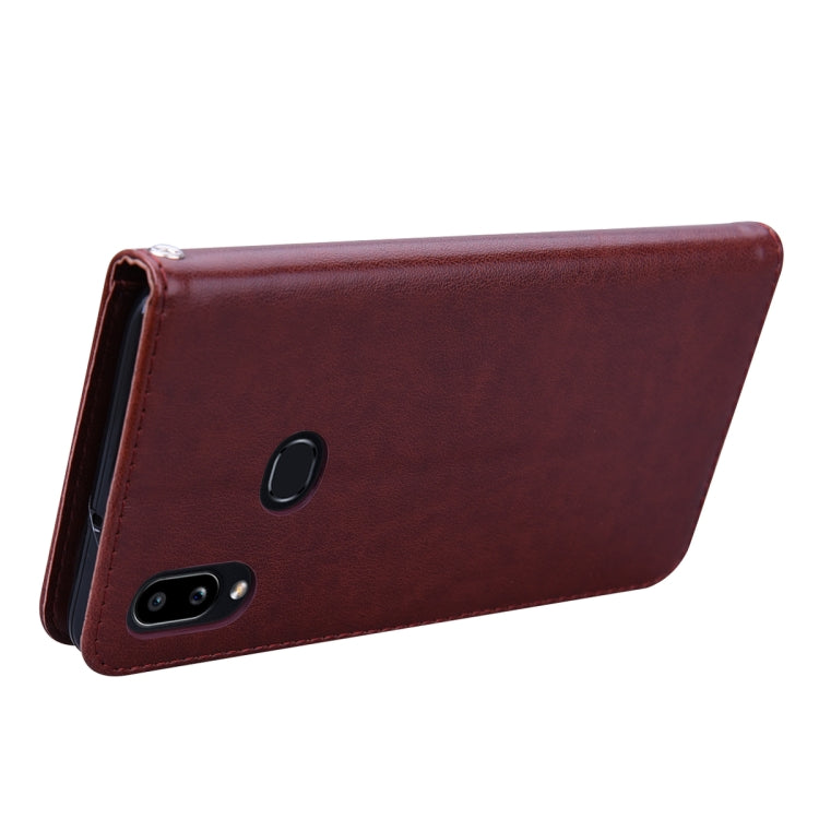 For Galaxy A10s Rose Embossed Horizontal Flip PU Leather Case, with Holder & Card Slots & Wallet