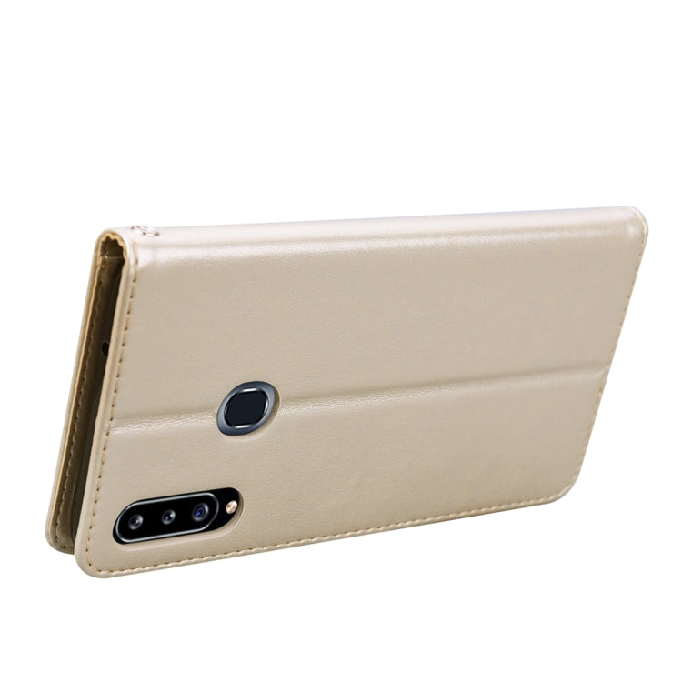 For Galaxy A20s Rose Embossed Horizontal Flip PU Leather Case, with Holder & Card Slots & Wallet