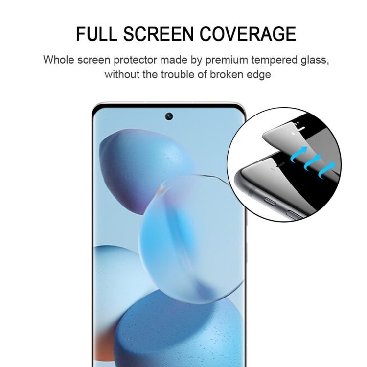 For Xiaomi Civi 3D Curved Edge Full Screen Tempered Glass Film(Black)