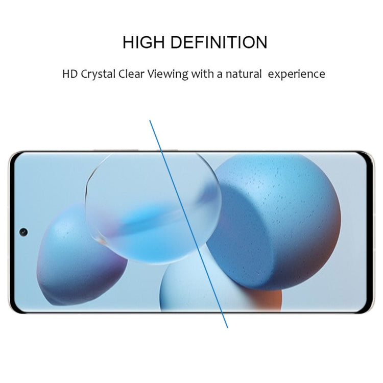 For Xiaomi Civi 3D Curved Edge Full Screen Tempered Glass Film(Black)