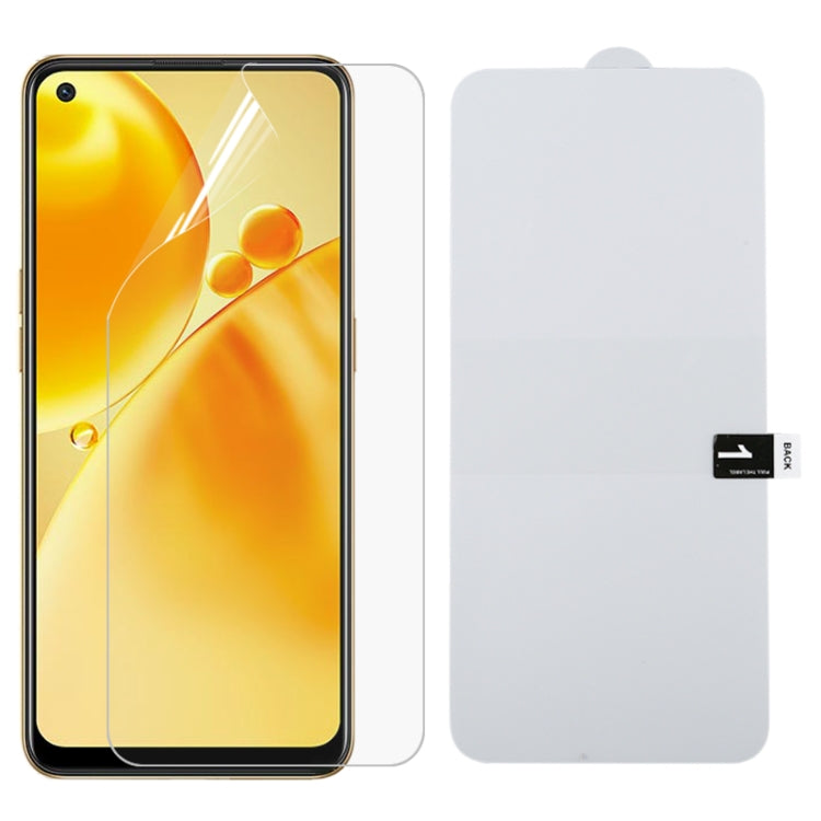 For OPPO F19s Full Screen Protector Explosion-proof Hydrogel Film