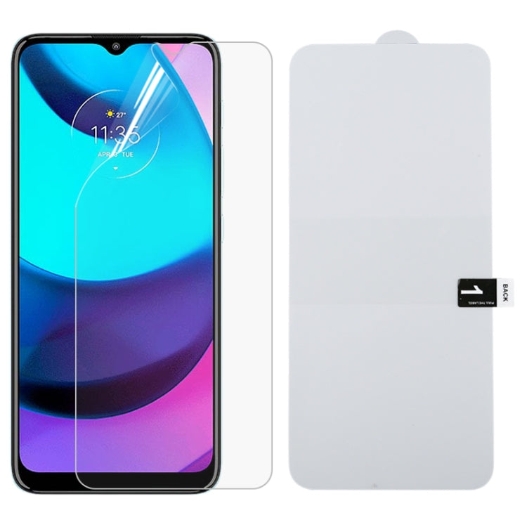 For Motorola Moto E20 Full Screen Protector Explosion-proof Hydrogel Film