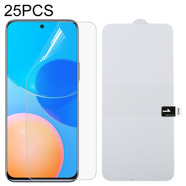 For Honor Play 5T Pro 25 PCS Full Screen Protector Explosion-proof Hydrogel Film