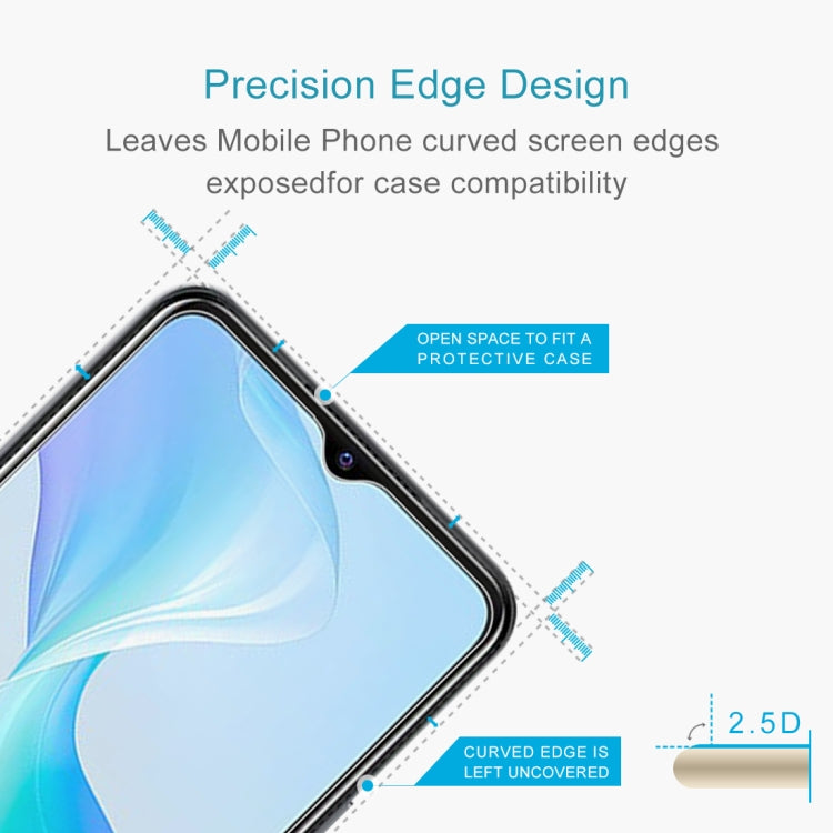 For vivo iQOO U5x / Y35 4G 2022 / Y33s / Y76s / T1x / Y76 5G 0.26mm 9H 2.5D Tempered Glass Film