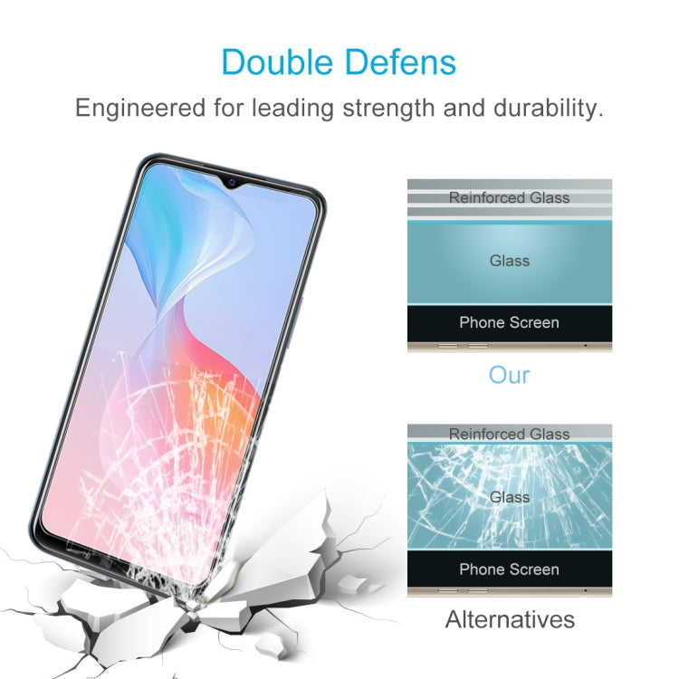 For vivo Y21 / Y21t / Y10 t1 / Y01 / Y21e / Y10 / Y33s 5G / Y21G / Y33e / iQOO U5e / Y30 5G / Y16 0.26mm 9H 2.5D Tempered Glass Film