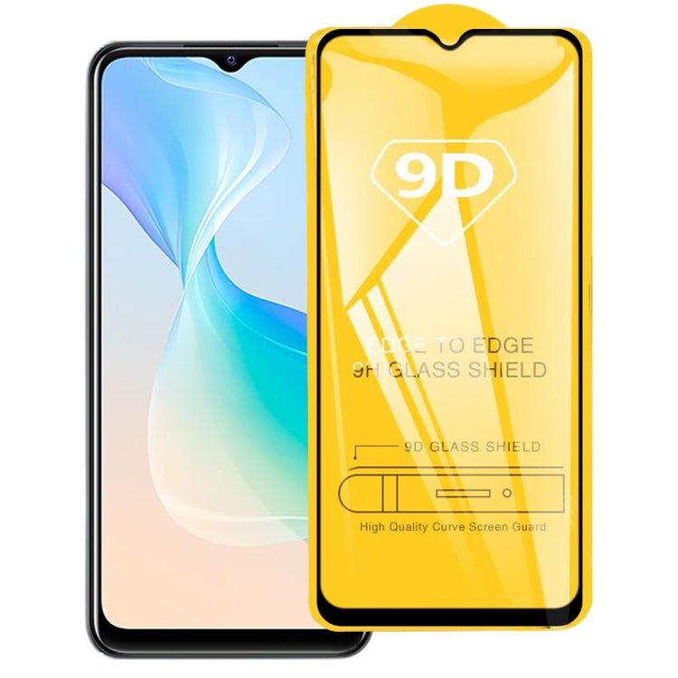 For vivo iQOO U5x / Y35 4G 2022 / Y33s / Y76s / T1x / Y76 5G / Y22 / Y22s 9D Full Glue Full Screen Tempered Glass Film