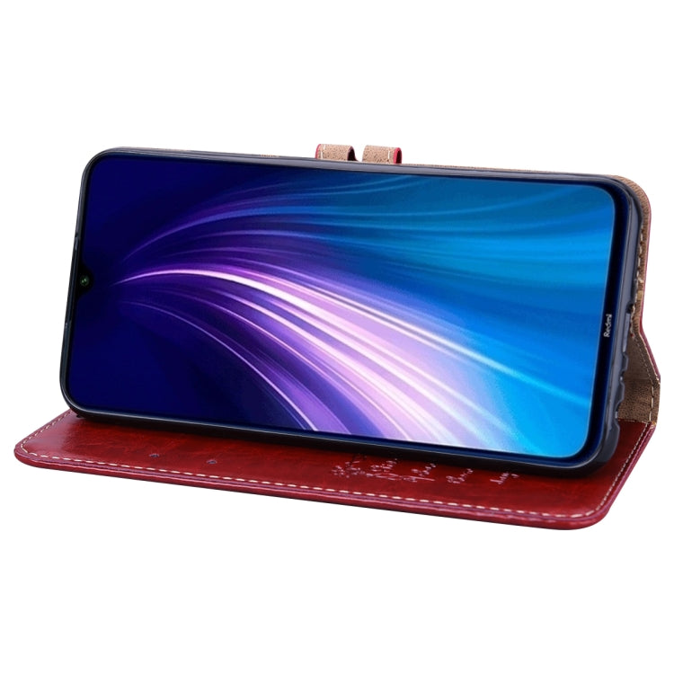 For Xiaomi Redmi Note 8 Business Style Oil Wax Texture Horizontal Flip Leather Case, with Holder & Card Slots & Wallet