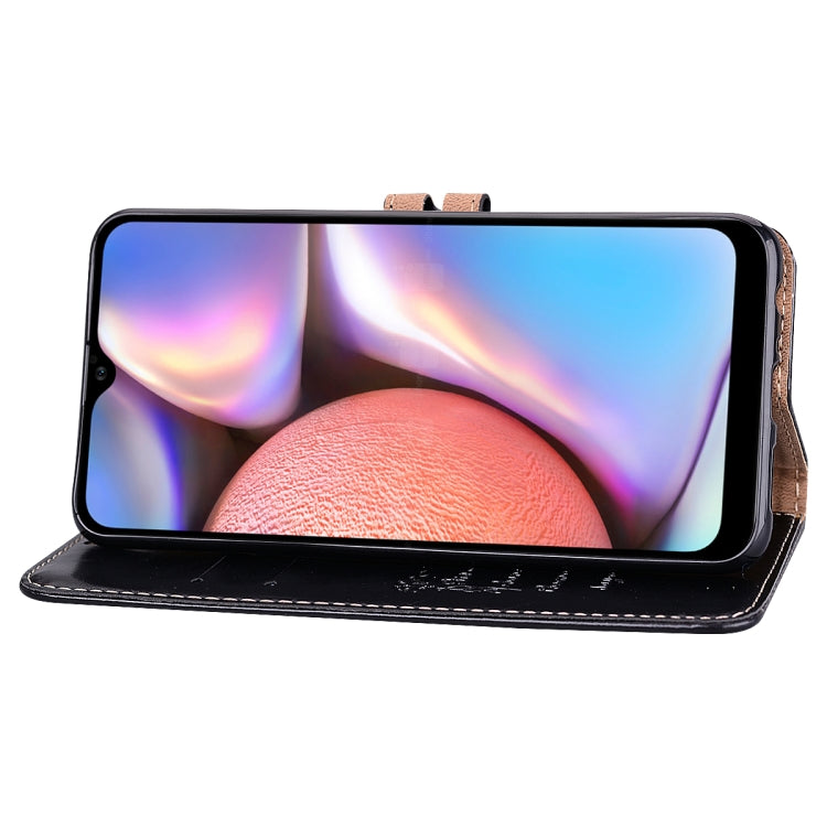 For Galaxy A10s Business Style Oil Wax Texture Horizontal Flip Leather Case, with Holder & Card Slots & Wallet