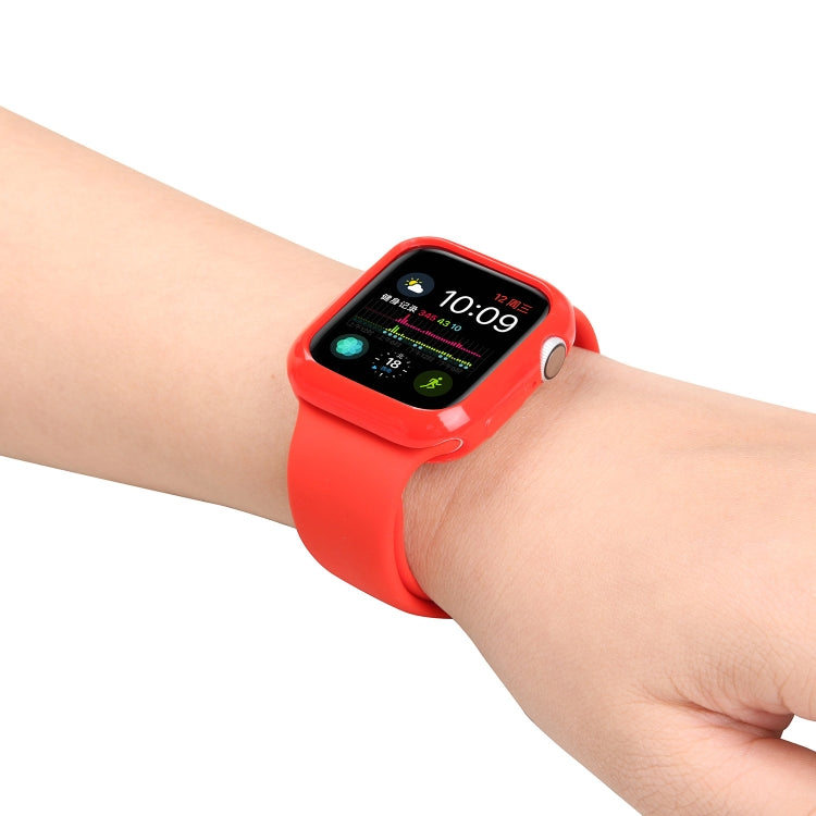 Eight Sides Candy Colors TPU Shockproof Protective Case For Apple Watch Series 8 / 7 41mm
