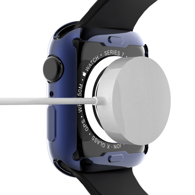 Shockproof TPU All-inclusive Electroplate Protective Case For Apple Watch Series 8 / 7 41mm