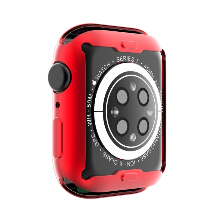Shockproof TPU All-inclusive Electroplate Protective Case For Apple Watch Series 8 / 7 41mm