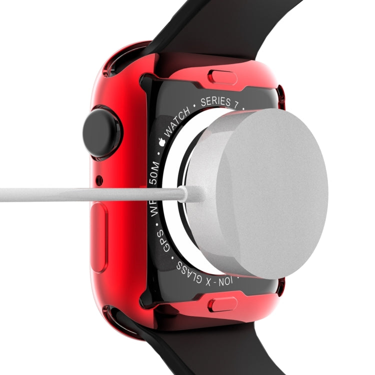Shockproof TPU All-inclusive Electroplate Protective Case For Apple Watch Series 8 / 7 41mm