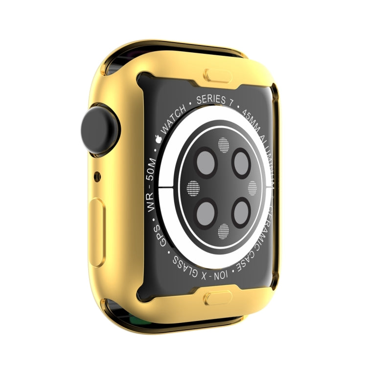 Shockproof TPU All-inclusive Electroplate Protective Case For Apple Watch Series 8 / 7 41mm