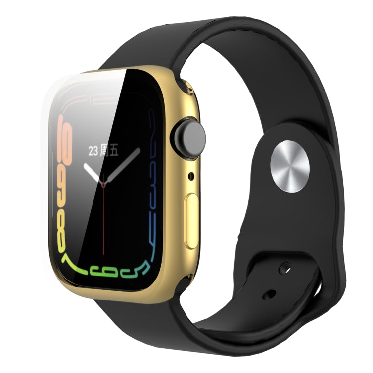 Shockproof TPU All-inclusive Electroplate Protective Case For Apple Watch Series 8 / 7 41mm